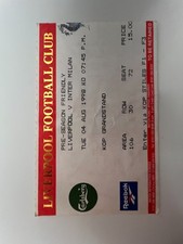 Biglietto Amichevole Liverpool