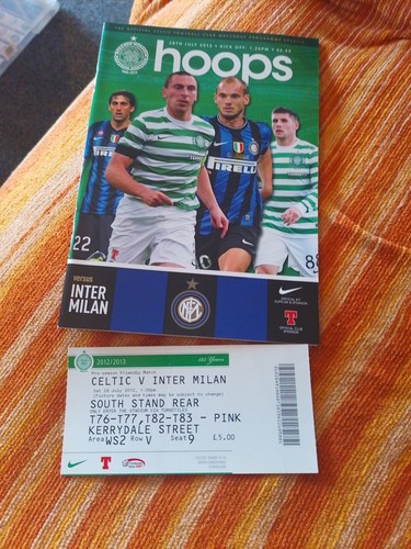 Programma biglietto celtic v - programma, e