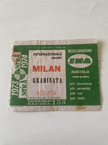 Inter milan biglietto ticket - inter-milan, biglietto/ticket