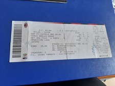 BIGLIETTO CALCIO TICKET STADIO