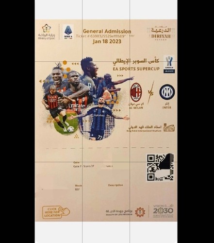 Biglietto collezione ac - biglietto,