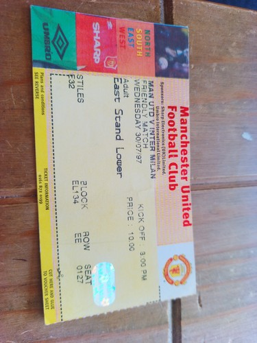 Pre stagione 1997 manchester - pre-stagione, 1997.