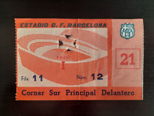 Raro Biglietto FC Barcellona v