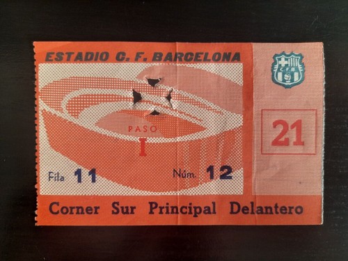 Raro biglietto barcellona - biglietto, fc