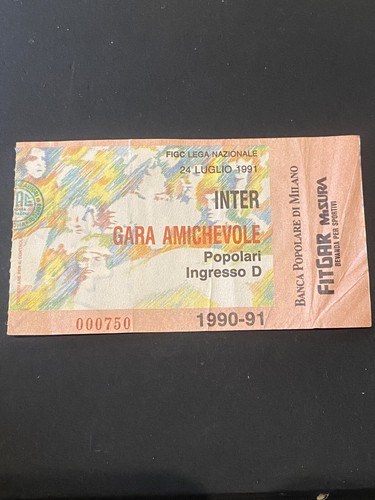Inter mantova biglietto - inter-mantova, biglietto/ticket