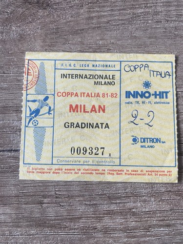 Inter milan 1981 coppa - 1981/82,
