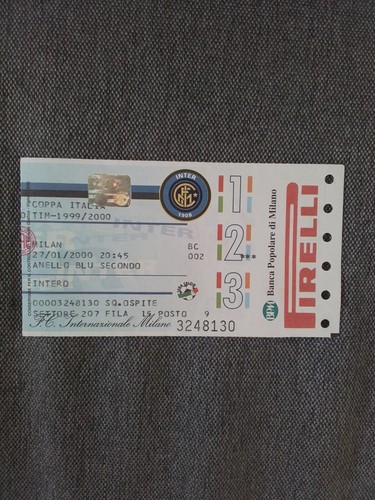 Biglietto inter milan coppa - -,