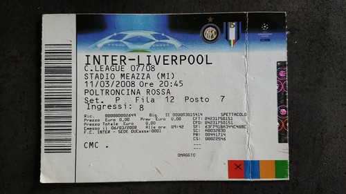 Ticket collection inter milan - ,