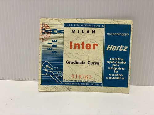 Calcio biglietto ticket milan - calcio,