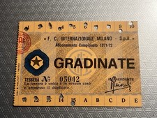 inter Abbonamento 1971/1972