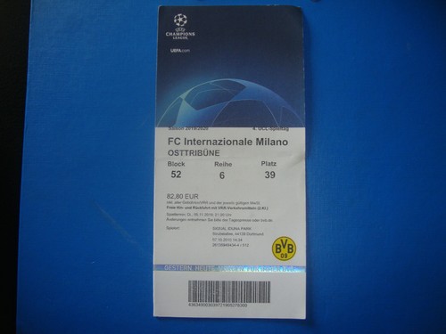 Biglietto bvb dortmund - bvb,
