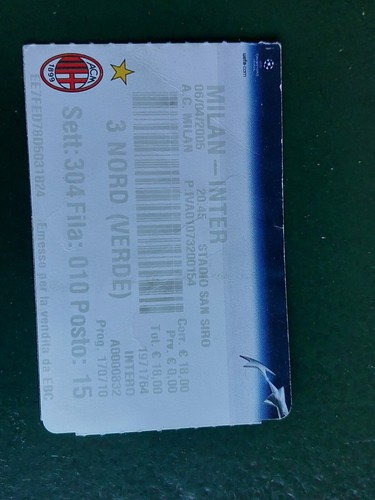Biglietto calcio stadio - biglietto,