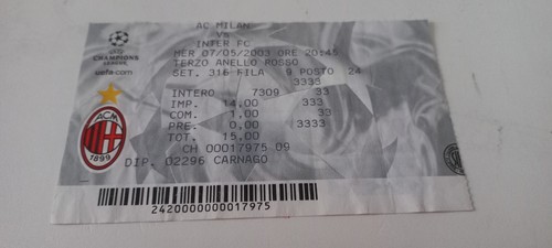 Biglietto ticket champions - ticket,