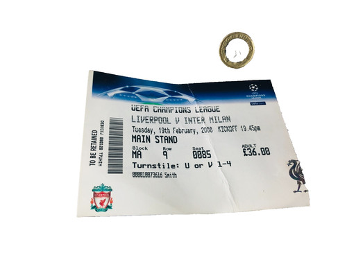Biglietto calcio liverpool - calcio, vs