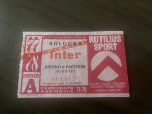 Bologna inter biglietto ticket - bologna-inter, biglietto/ticket