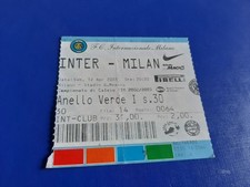 BIGLIETTO CALCIO TICKET STADIO