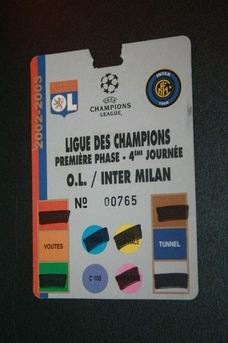 Pass ticket ol - ticket, lyon